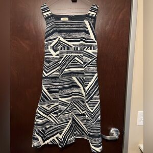 Talbots Geometric Midi Dress